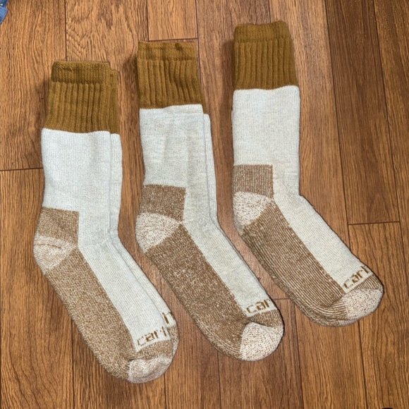 Carhartt Mens socks 3 pair tan - Picture 2 of 6